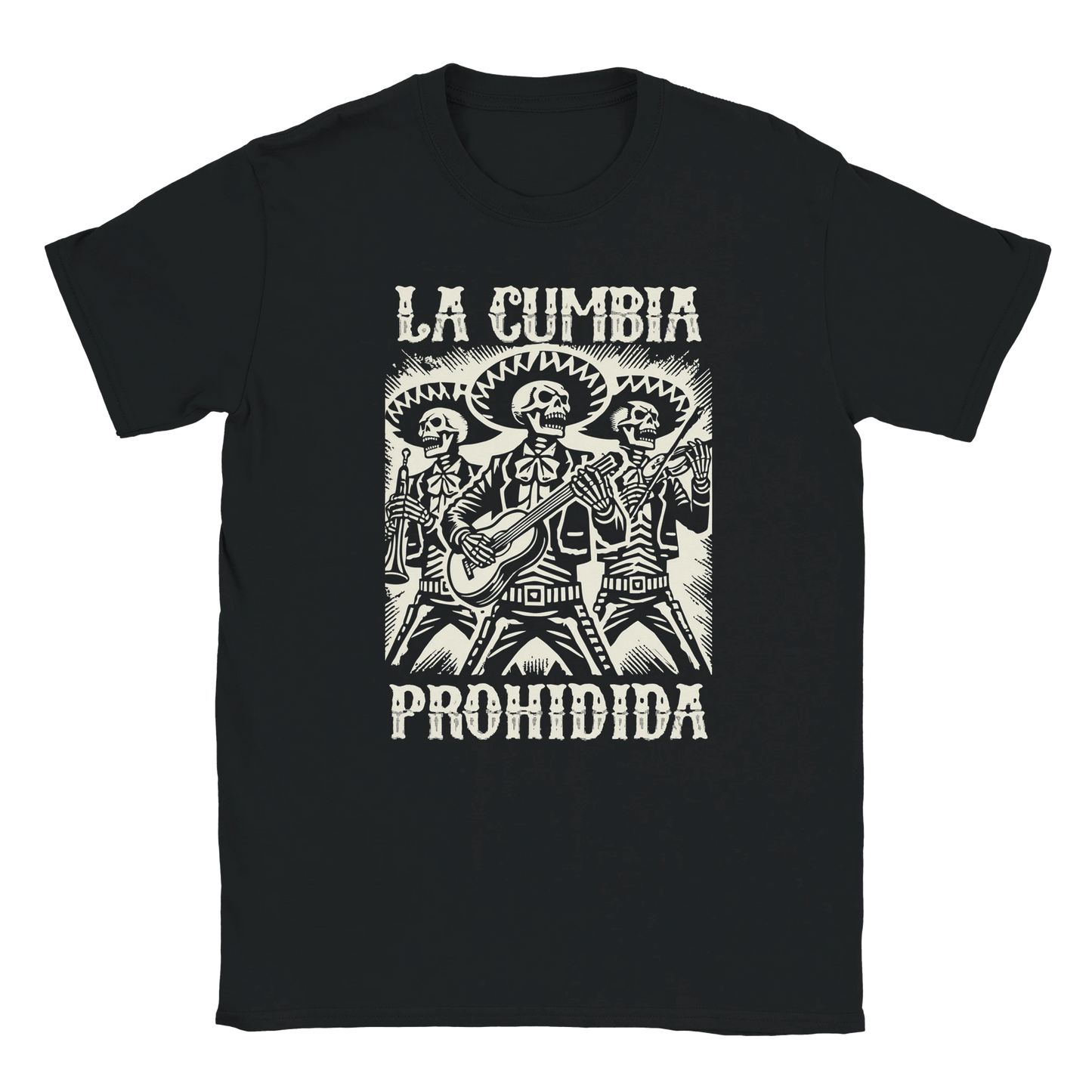 La Cumbia Prohida 003 streetwear t-shirt by Two Souls Inc