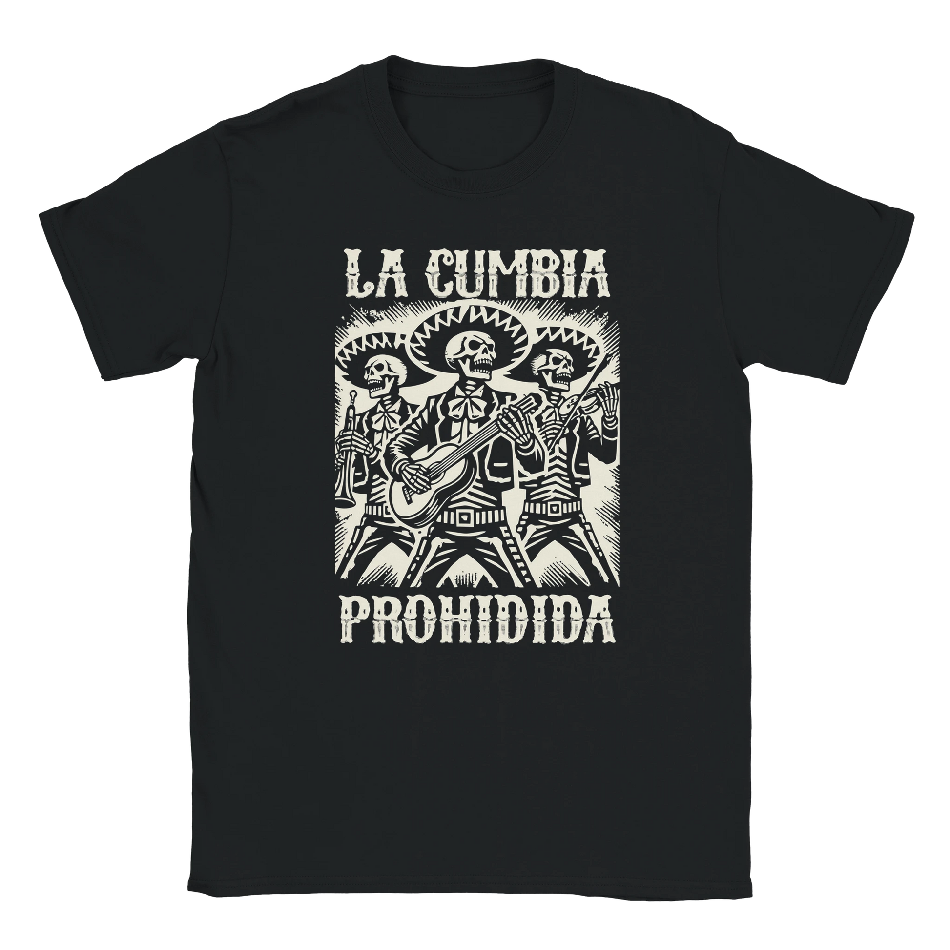 La Cumbia Prohida 003 streetwear t-shirt by Two Souls Inc