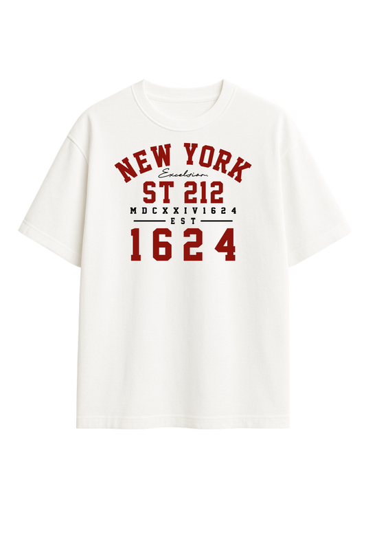 LBC Legacy West Coast Pride gothic script lettering design in black on a white T-shirt model